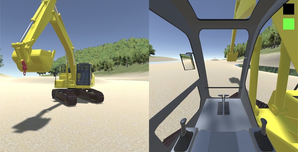 Unity Excavator excavator gameplay screenshot